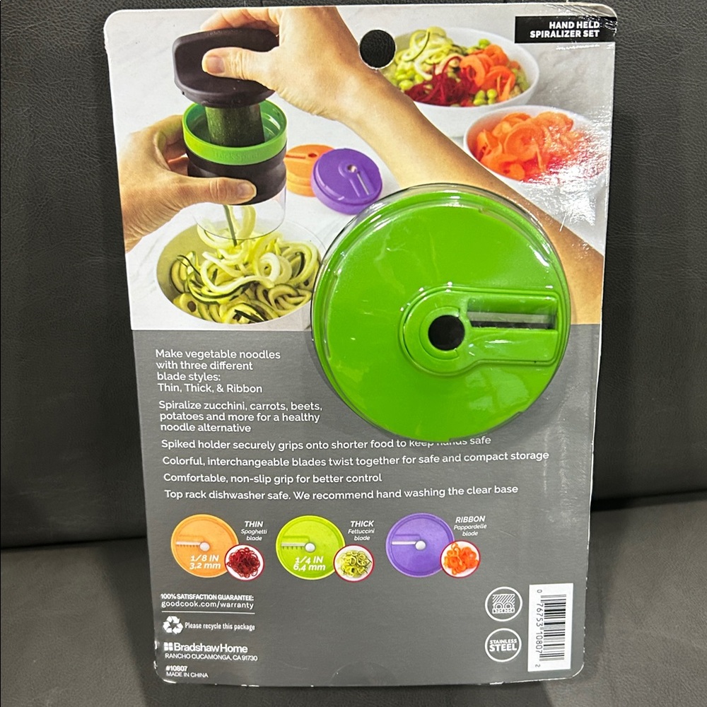 GoodCook Handheld Spiralizer Set new in package - Picture 4 of 6